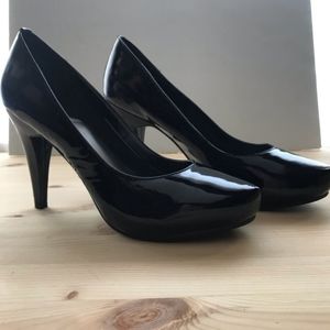 Black Patent Pumps